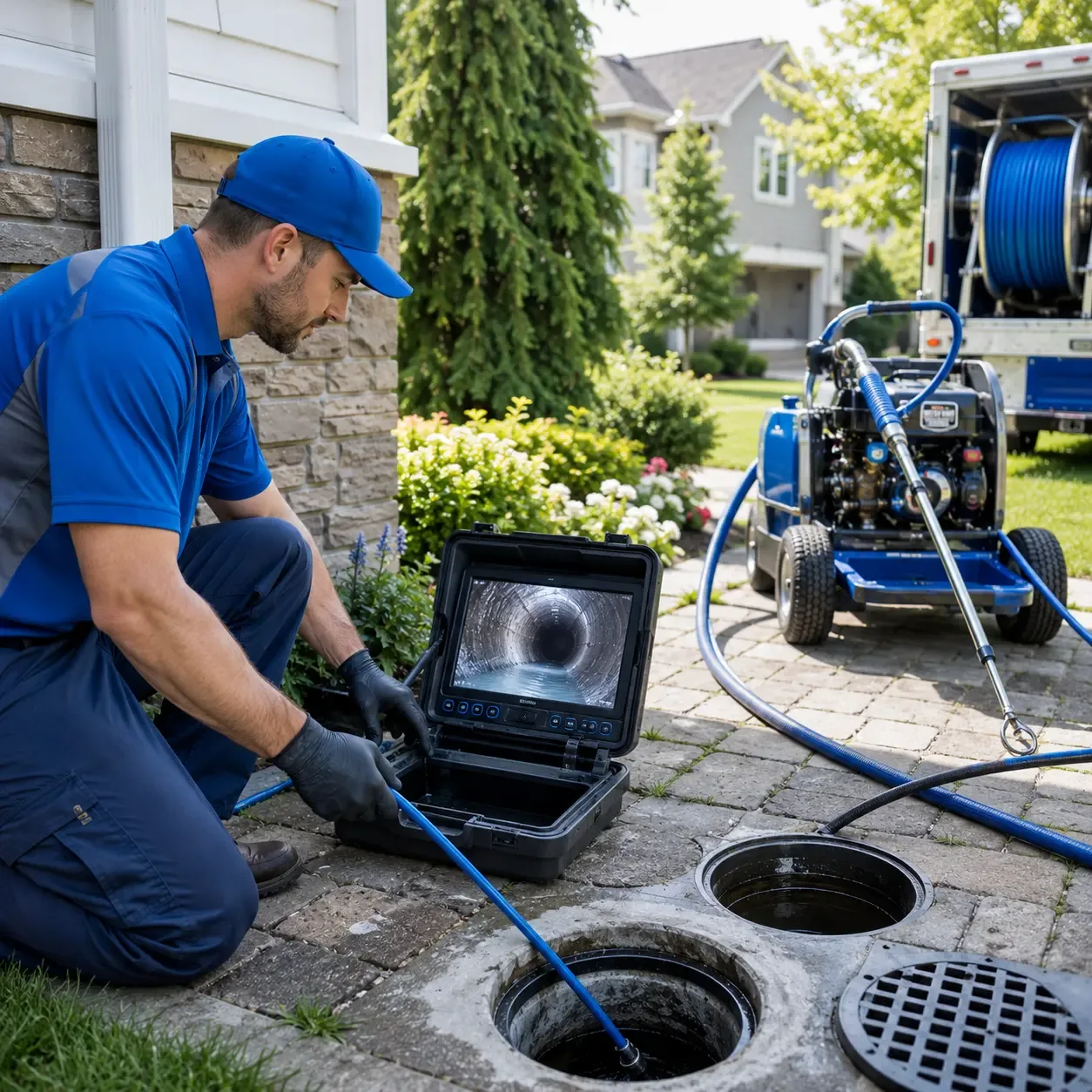 Outdoor drain cleaning professionals serving Harrison Township, MI