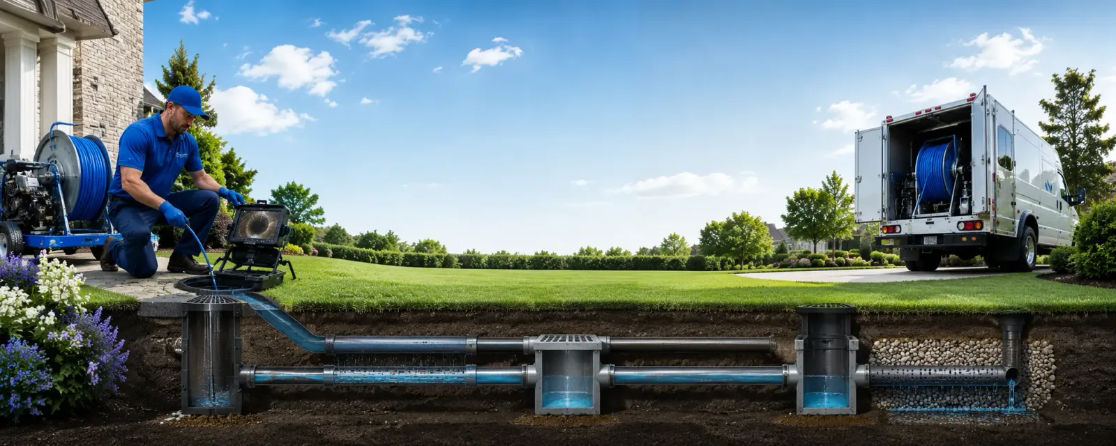 Outdoor drain cleaning information for Harrison Township, MI