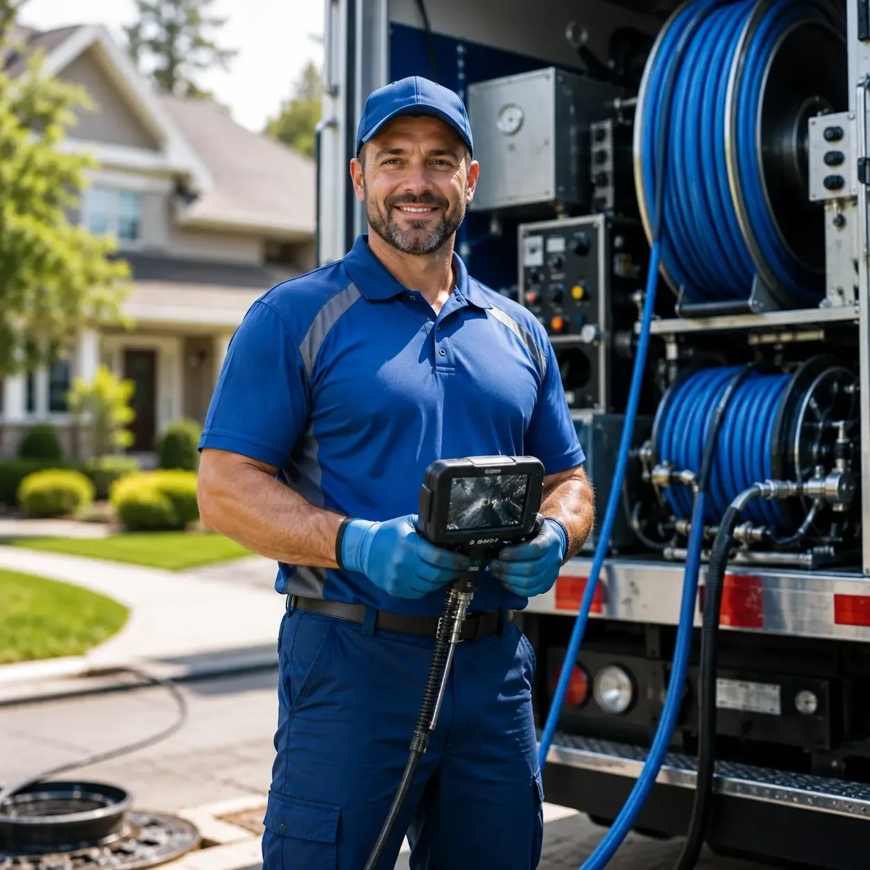 Local outdoor drain cleaning specialists in Harrison Township, MI